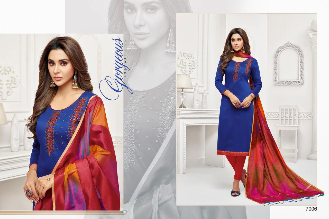 Rolex Vol-7 Shagun Life Style Handwork Dress Material Rolex Vol-7 Shagun Life Style Handwork Dress Material